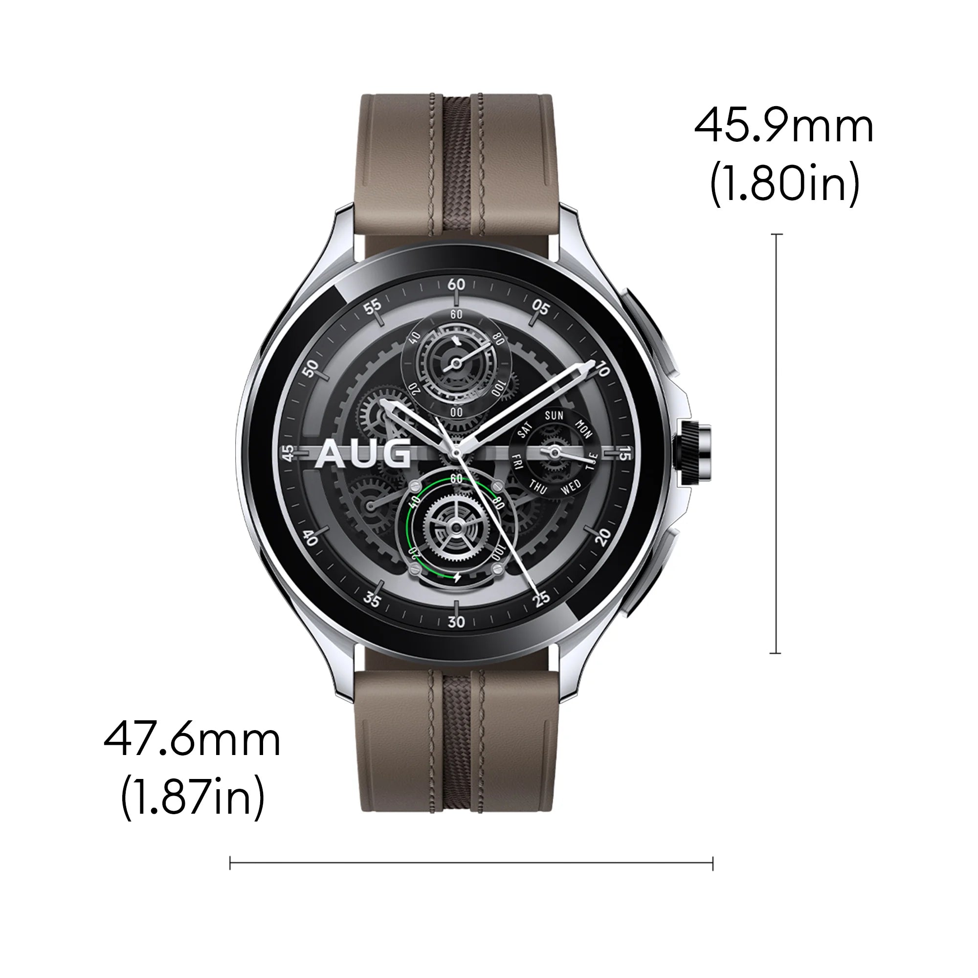 Xiaomi Watch 2 Pro, 2GB 32GB 1.43" AMOLED Display 326 PPI 150+ Sports Modes Qualcomm Snapdragon W5+ Gen 1 Magnetic Charge 54.5g