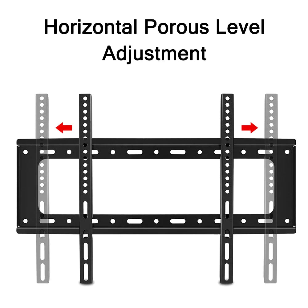 32-60 inch TV Wall Mount Bracket Universal Flat Panel TV Frame Adjustable TV Mount Monitor Holder with Level for LCD LED Monitor