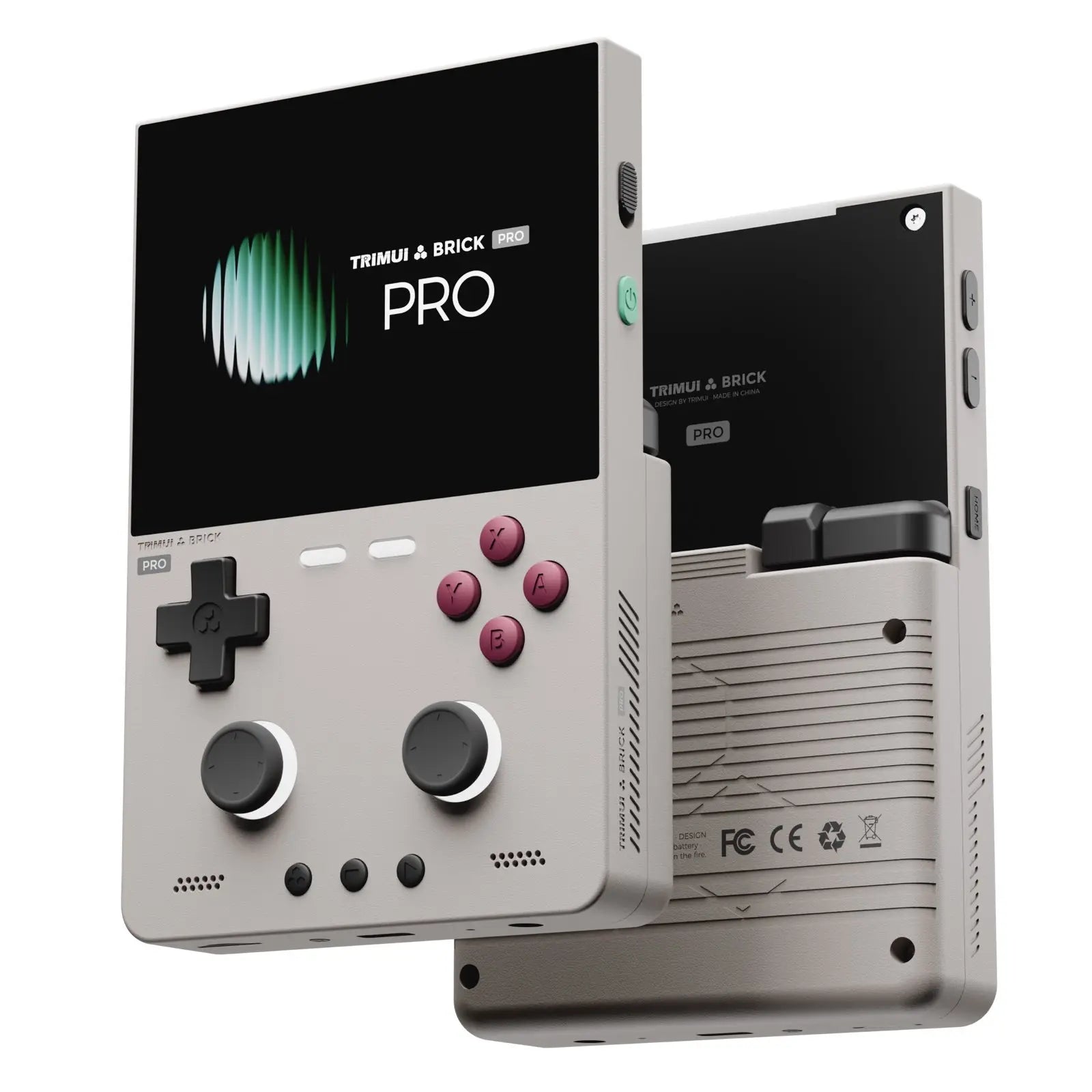 TRIMUI BRICK PRO Handheld Game Console 3.95'' IPS Screen RGB Top Light Dual Hall Joysticks A133P Linux 4.9 System Gifts
