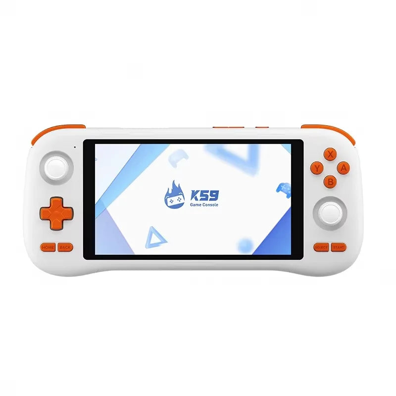 K59 Handheld Game Console 5.5-inch IPS HD Screen Android14 Handheld Console Smooth Gameplay Retro Game Player 128G Boys Gift