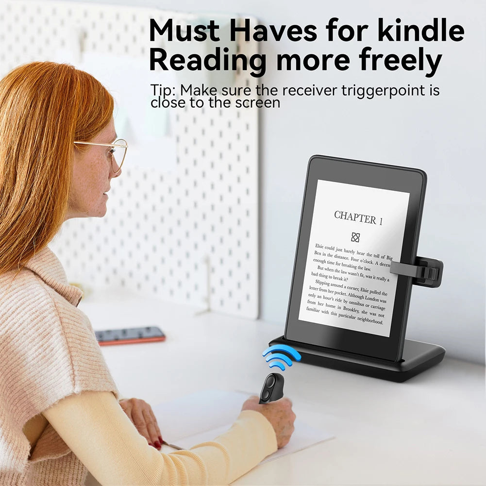 Remote Control Page Turner Camera Camcorder for Kindle Paperwhite Oasis Kobo EReaders Phone Camera Remote Clicker for TikTok