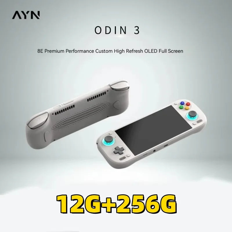 AYN Odin 3 Game Console 6'' 1080P 120Hz AMOLED Screen Handheld With 8000mAh Hall-Effect Joystick Handheld Game Console PSP PS2
