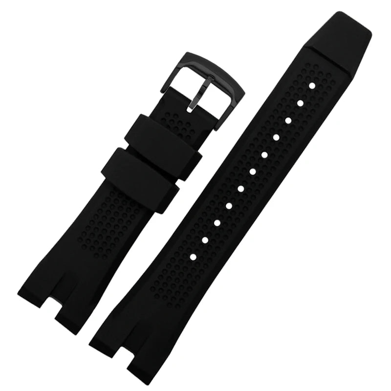 Silicone Strap For Citizen Eco-Drive CA4154 4155 AW1476 1475 1477 Bracelet 24mm Men Rubber Replacement Watch band Accessories