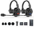 SYNCO XTALK X2 X5 2.4G Wireless Intercom Headset System 2-Person 350M 1148FT 24H Working Time Noise Reduction for Video Shooting