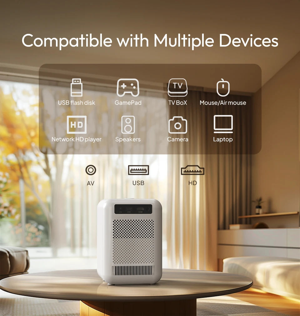 BYINTEK U4 LOVE  1 Projector 4K Smart 1080P Mini Home Theater Video Android WIFI for Smartphone Cinema