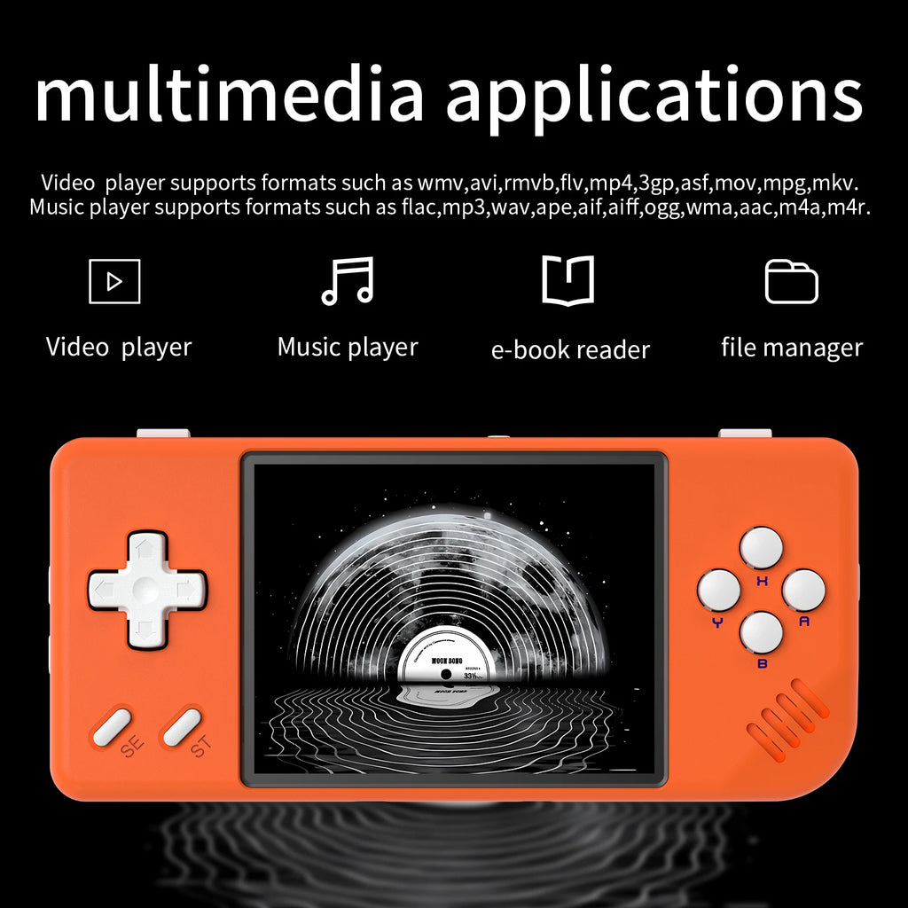 ANBERNIC RG28XX Handheld Game Console 2.83" Screen IPS Screen 64G Linux 5000+ Games Pre-installed H700 Quad-core ARM Cortex-A53