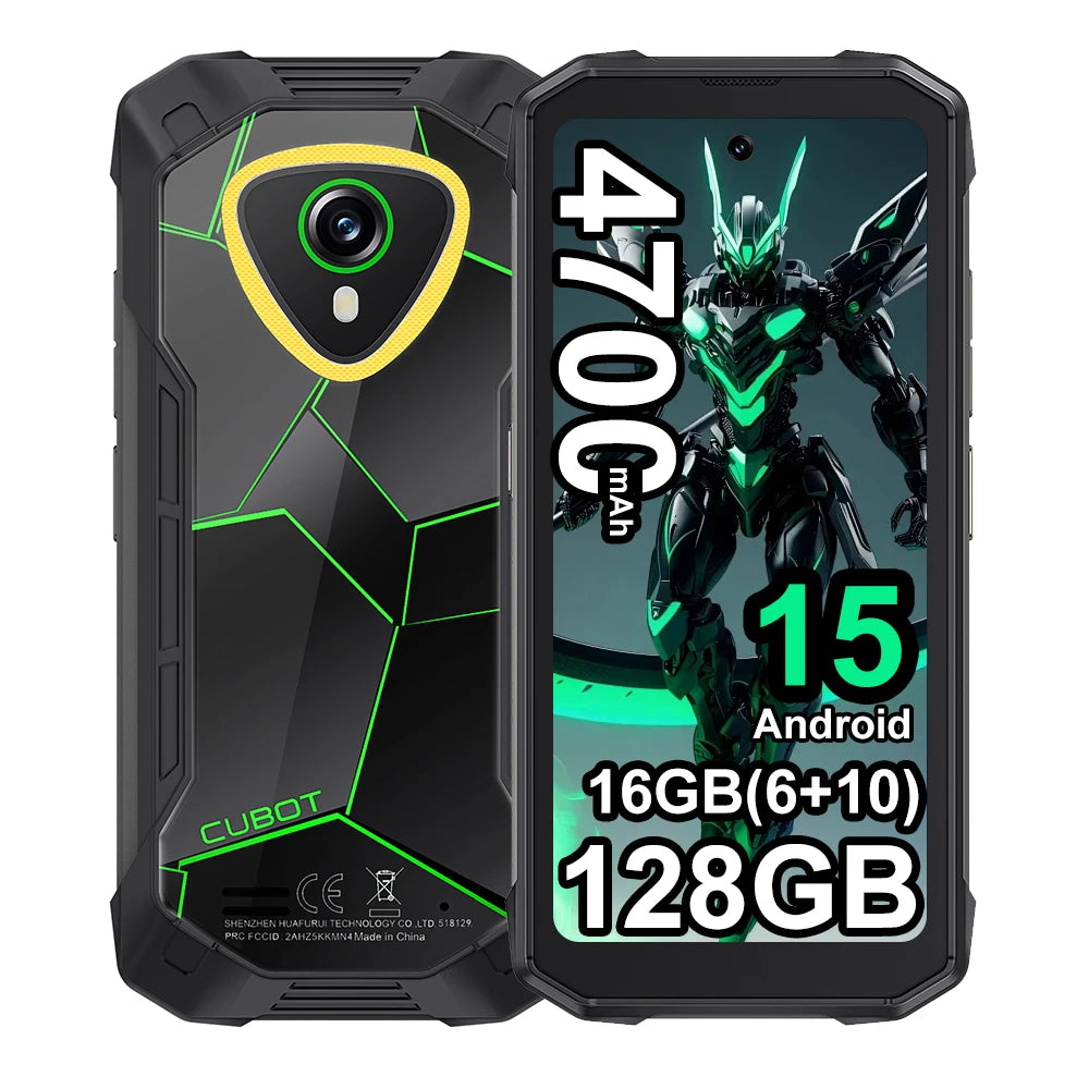 [Ship From UK] Cubot KingKong Mini 4 4.7-Inch Display Rugged Smartphone 4700mAh 6GB+128GB NFC 48MP Camping Light Android 15