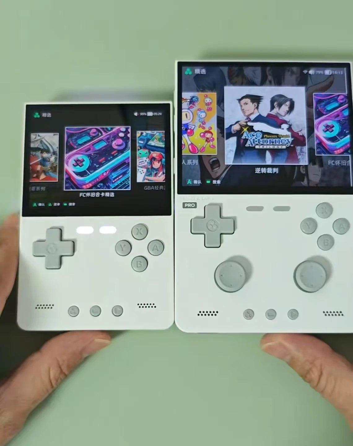 TRIMUI BRICK PRO Handheld Game Console 3.95'' IPS Screen RGB Top Light Dual Hall Joysticks  A133P Linux 4.9 System 5000mAhGifts