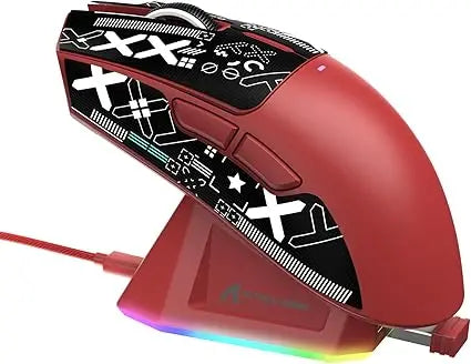 Gaming Mouse with Magnetic Charging Dock, PAW3311 Gaming Sensor