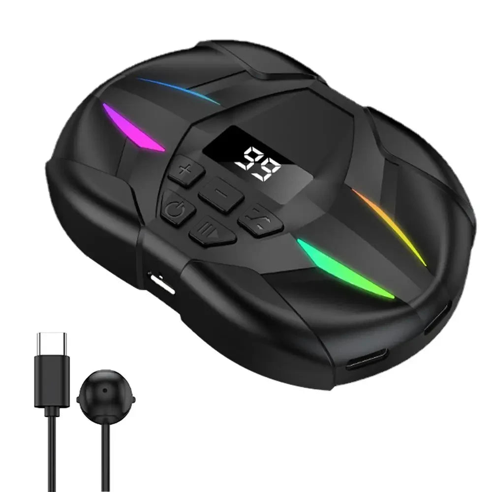 Mobile Phone Screen Auto Clicker with Digital Display & RGB Light Phone Auto Clicker for Games Live Broadcasts Deal Reward Tasks