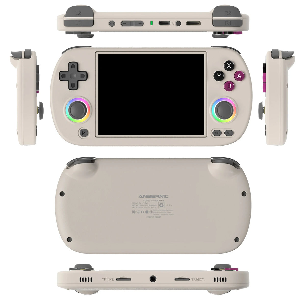 ANBERNIC RG CubeXX & RG40XX H & RG35XX H Retro Handheld Game Console H700 Linux  64-bit 5000 Video Games Supports WIFI Bluetooth