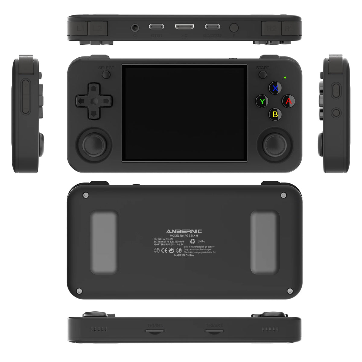 ANBERNIC RG CubeXX & RG40XX H & RG35XX H Retro Handheld Game Console H700 Linux  64-bit 5000 Video Games Supports WIFI Bluetooth