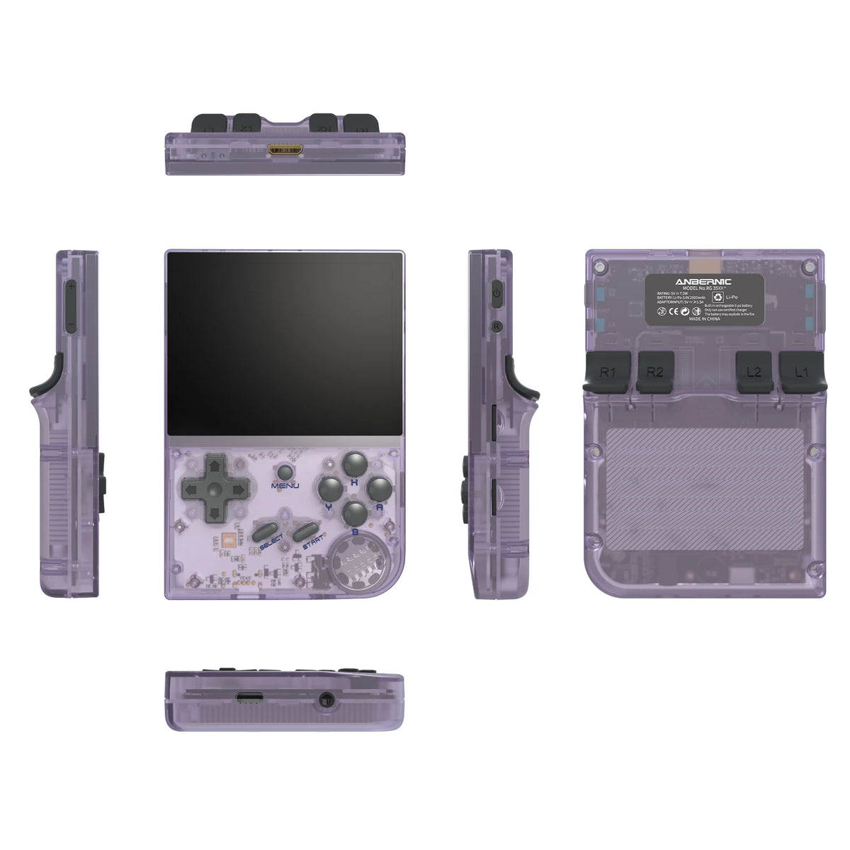 ANBERNIC RG35XX Handheld Game Console Linux System 3.5'' IPS Screen Streaming HD-Output Retro Portable Video Player Gift For Kid