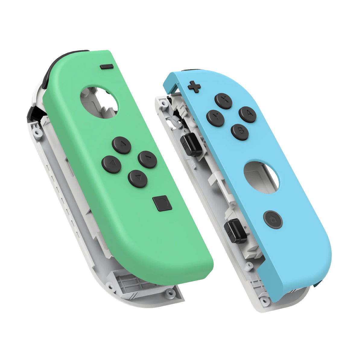 eXtremeRate DIY Replacement Shell Case for NS Switch & OLED JoyCon, Custom Controller Housing Cover With Full Set Buttons