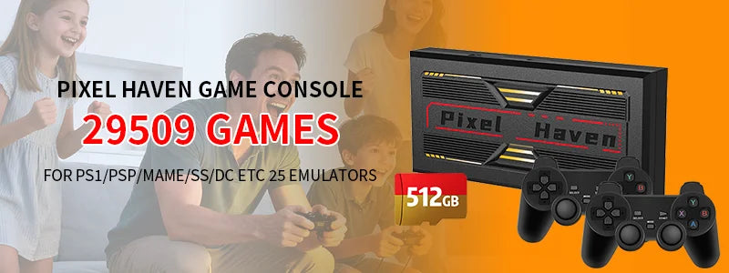 Retro Gaming SSD for Switch/PS5/Xbox/PS4/PS3/PS2/WIIU 80+Emulators Launchbox＆Retrobat＆Playnite 16191 Games Console for PC/Lapt