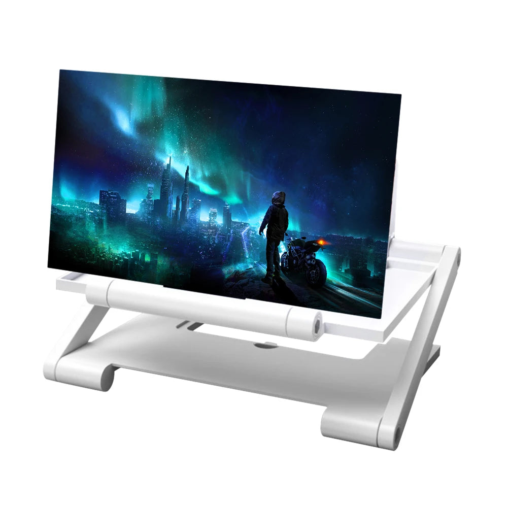 Foldable Mobile Phone Screen Magnifying Glass HD Video Magnifying Glass Folding Stand 8 inch 3D Phone Screen Amplifier Bracket