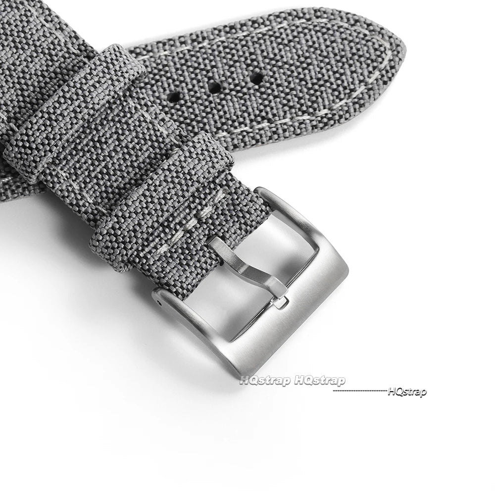 Sailcloth Watch Strap 20mm 22mm for Seiko Band Waterproof Fabric Watchband Quick Release Wristband High Quality Women Men Belt