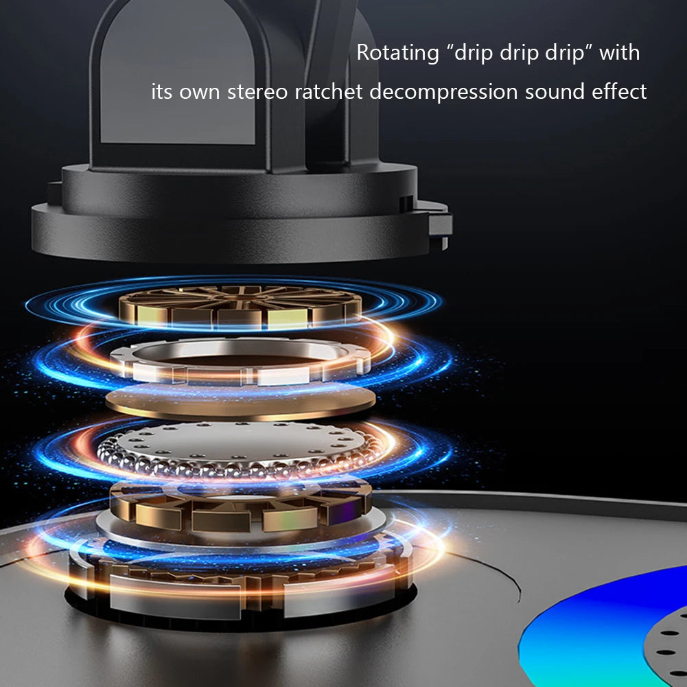 Cellphone Stand with Powerbank Phone Charger Speaker 360 Degree Rotating Induction Phone Bracket Multi-Function for Desk Bedroom