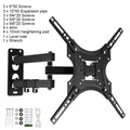 Universal TV Monitor Wall Mount Bracket Articulating Arms Swivel Tilt Extension Rotation for Most 17-55 Inch Flat Curved TVs