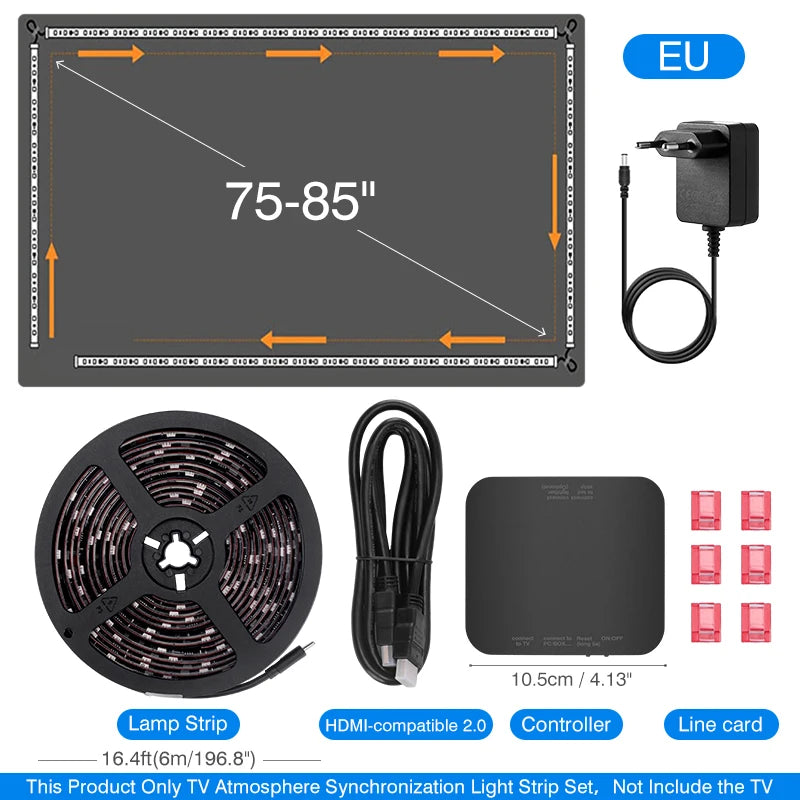 Sync Box Light Strip For 4K HDMI-Compatible 2.0 Device Sync Box Light Kit
