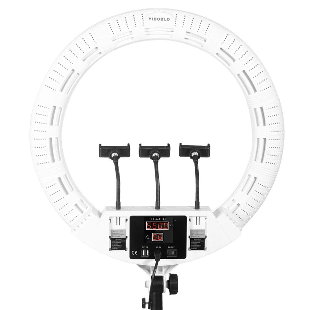 100W 22" Ring lamp 55cm Remote Control Ring Light Kit Super Bright LED Ring Lamp For Makeup Beauty Nail handbag & Tripod FD640