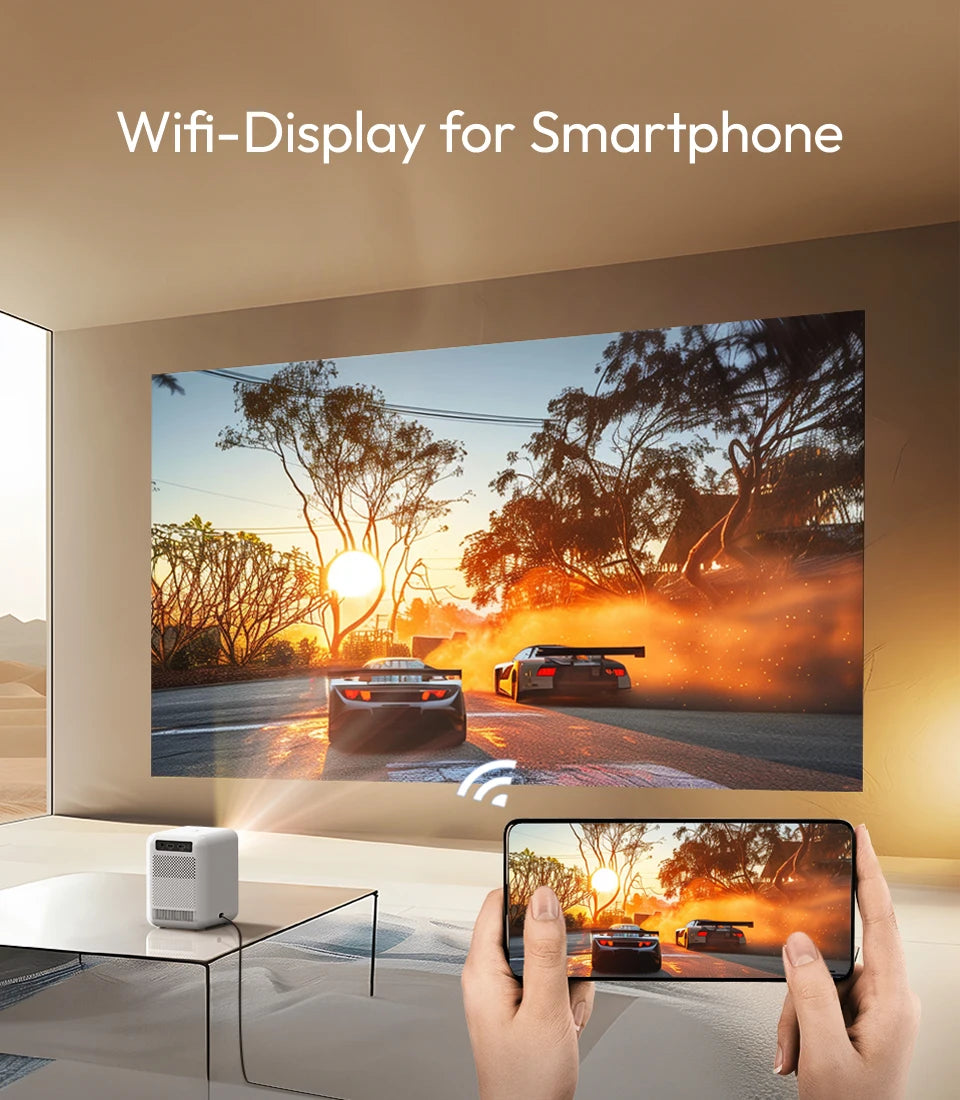 BYINTEK U4 LOVE  1 Projector 4K Smart 1080P Mini Home Theater Video Android WIFI for Smartphone Cinema