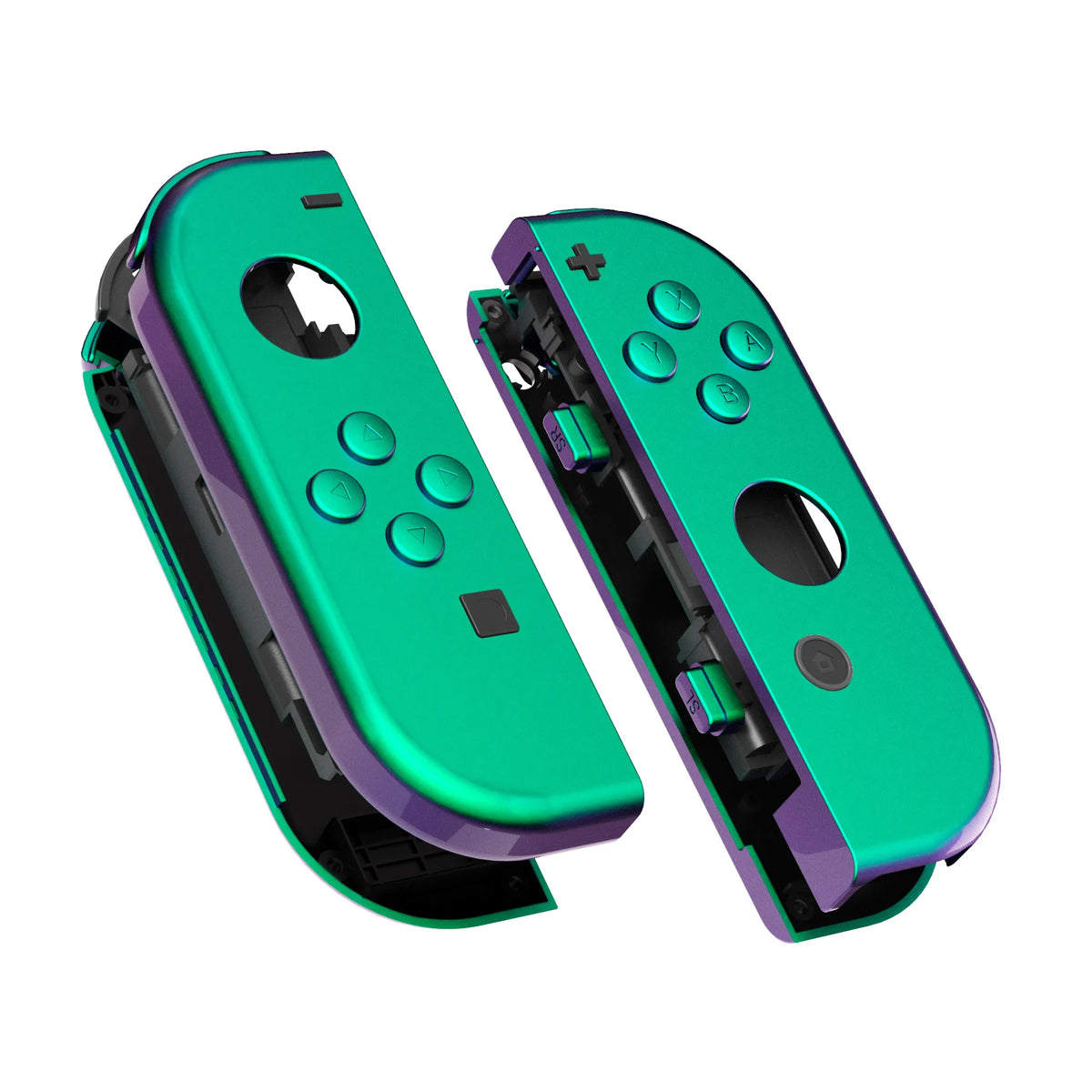 eXtremeRate DIY Replacement Shell Case for NS Switch & OLED JoyCon, Custom Controller Housing Cover With Full Set Buttons