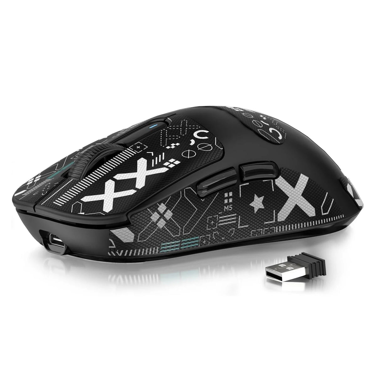 Wireless Gaming Mouse, 49g Tri-Mode,PAW3395 26K DPI Sensor, 200h Battery Life,5 Programmable Buttons
