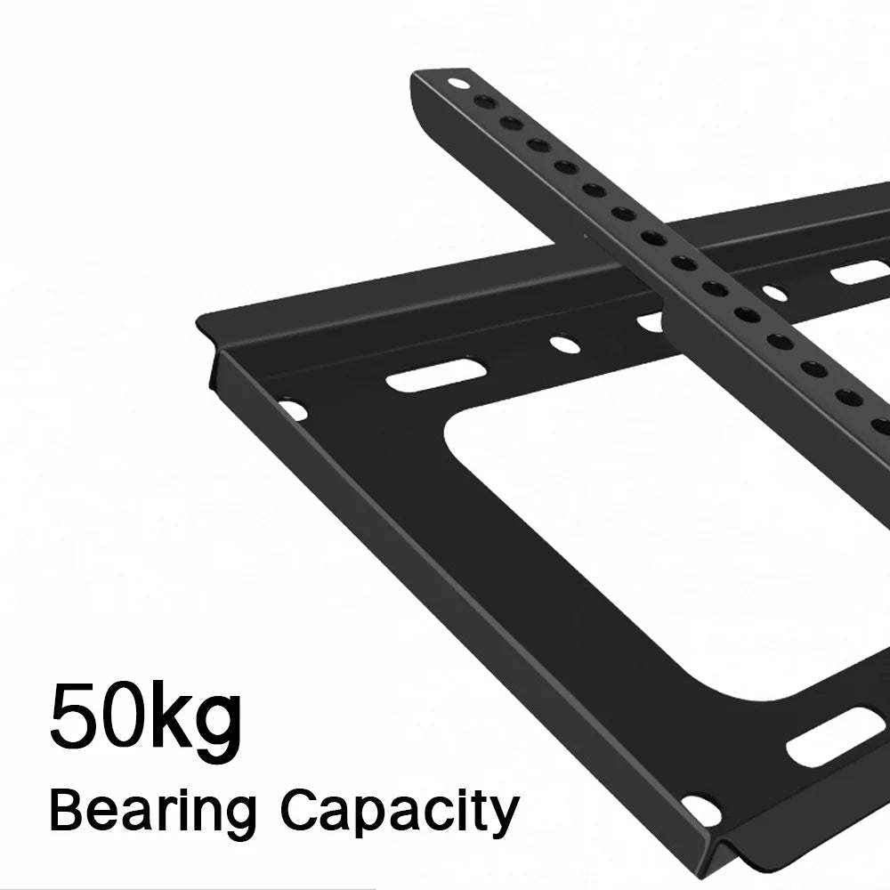 32-60 inch TV Wall Mount Bracket Universal Flat Panel TV Frame Adjustable TV Mount Monitor Holder with Level for LCD LED Monitor