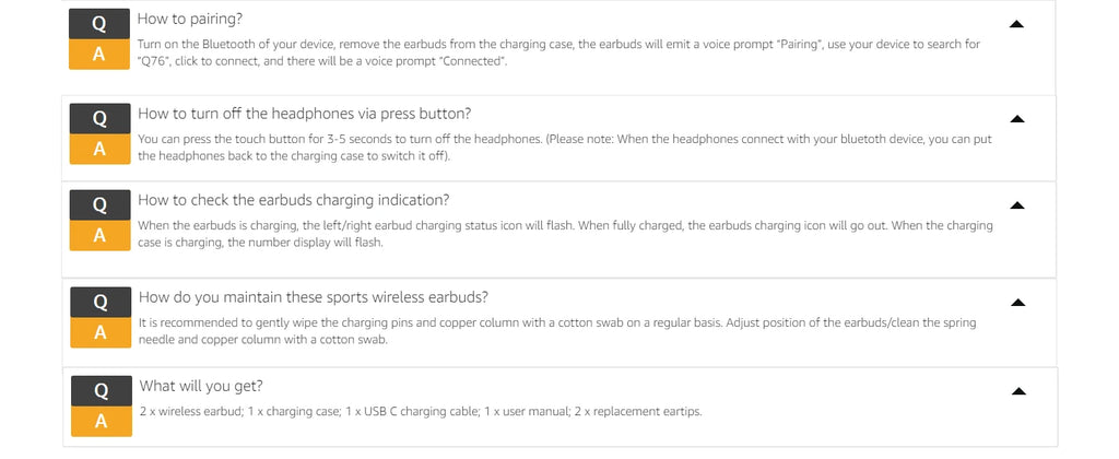 Wireless Earbuds, Bluetooth 5.3 Headphones Sports Headphones In Ear with ENC Noise Cancelling Mic, 50H Playback , LED Display.