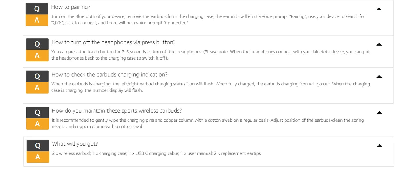 Wireless Earbuds, Bluetooth 5.3 Headphones Sports Headphones In Ear with ENC Noise Cancelling Mic, 50H Playback , LED Display.