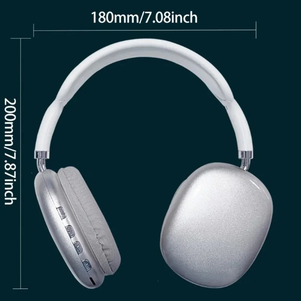 Wireless Bluetooth Over-Ear Headphones White
