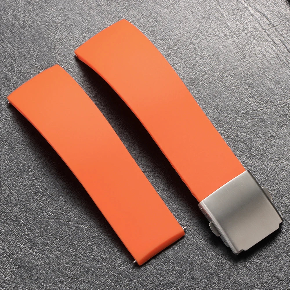 New Silicone Watch Strap 18mm 20mm 22mm 24mm for Seiko for Omega Universal Bracelet Quick Release Waterproof Rubber Wrist Band