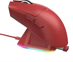 Gaming Mouse with Magnetic Charging Dock, PAW3311 Gaming Sensor