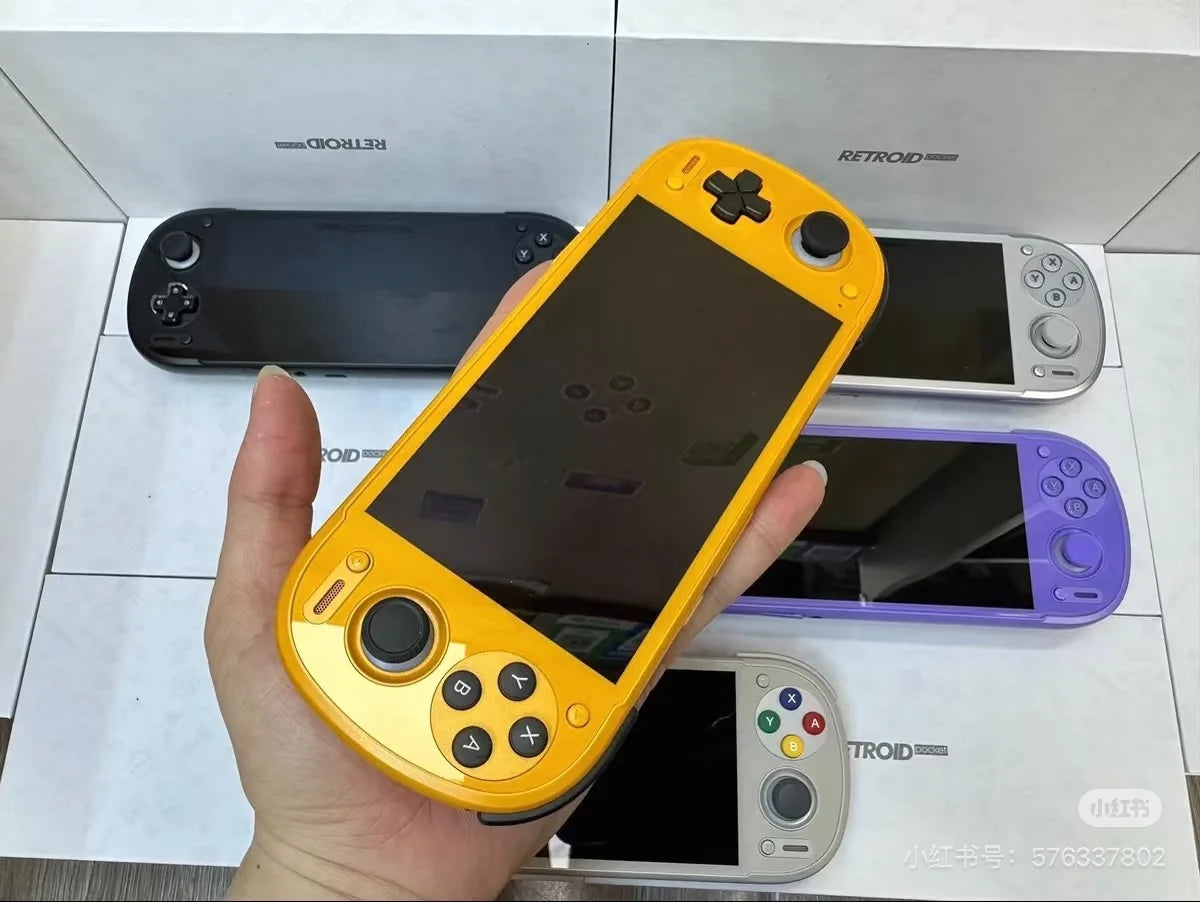 Retroid Pocket 6 Android-Spielekonsole Hall-Effekt-Trigger 8GEN2 5,5 Zoll 1080P 120Hz AMOLED-Bildschirm 6000mAh Handheld-Konsolen RP6