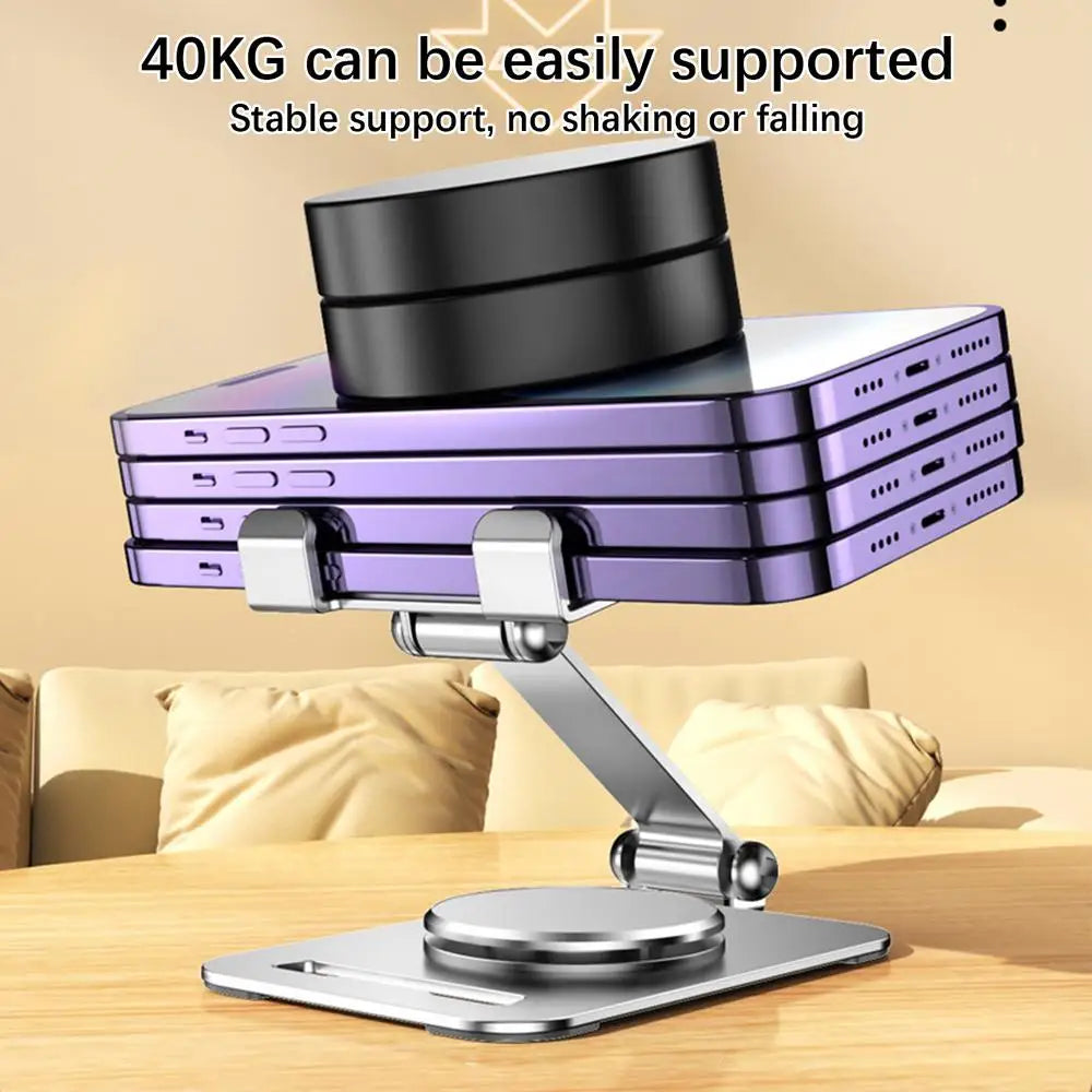 Foldable Phone Stand Desktop Stand Holder for Phone Portable Desktop Cellphone Dock Support for Bedroom Living Room Table