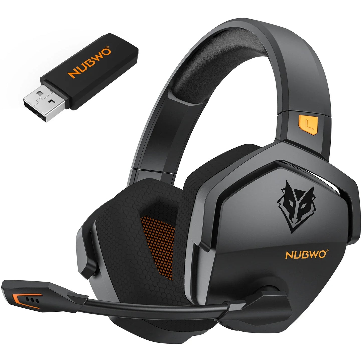 Dual Wireless Gaming Headset Orange