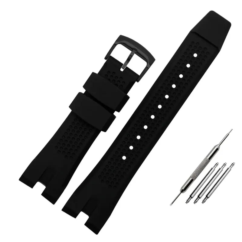 Silicone Strap For Citizen Eco-Drive CA4154 4155 AW1476 1475 1477 Bracelet 24mm Men Rubber Replacement Watch band Accessories