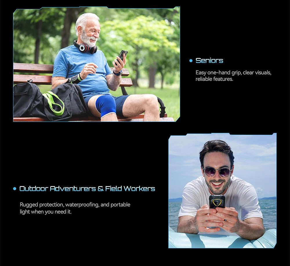[Ship From UK] Cubot KingKong Mini 4 4.7-Inch Display Rugged Smartphone 4700mAh 6GB+128GB NFC 48MP Camping Light Android 15