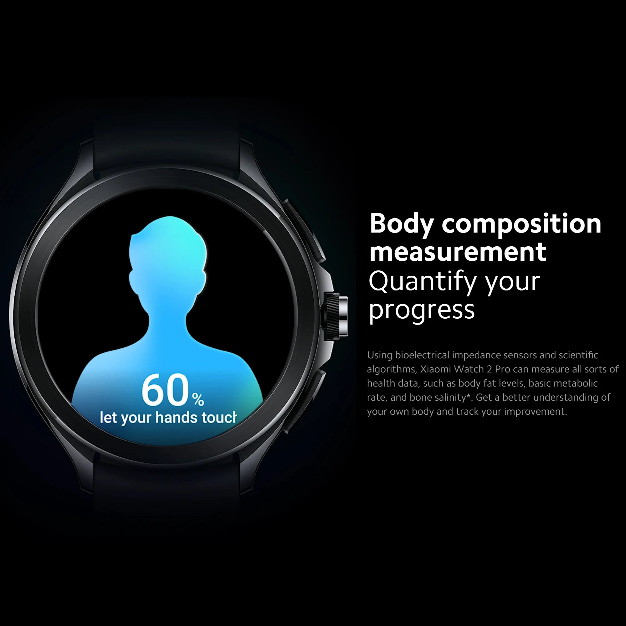 Xiaomi Watch 2 Pro, 2GB 32GB 1.43" AMOLED Display 326 PPI 150+ Sports Modes Qualcomm Snapdragon W5+ Gen 1 Magnetic Charge 54.5g