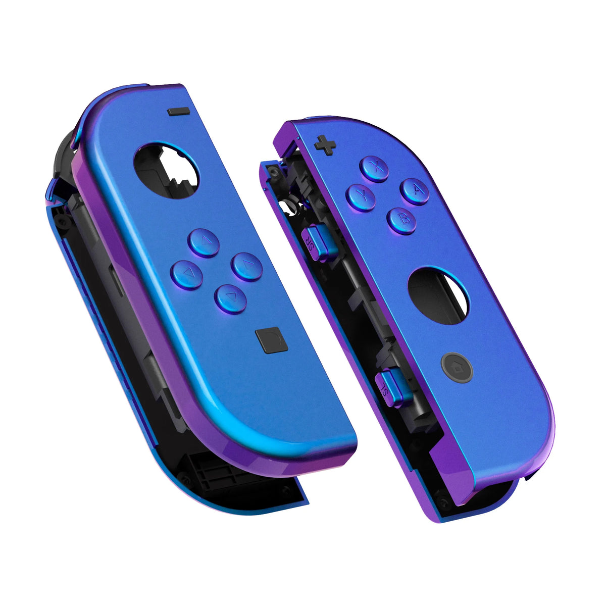 eXtremeRate DIY Replacement Shell Case for NS Switch & OLED JoyCon, Custom Controller Housing Cover With Full Set Buttons