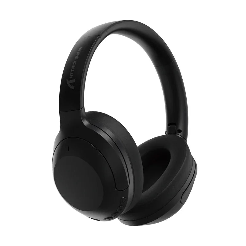 ATTACK SHARK G300 Wireless Active Noise Cancelling Headset, Bluetooth 5.3 Deep Bass HD Stereo Sound Over Ear, 20H Playtime, Built-in Mic Lightweight Design 3.5mm Gaming Headset