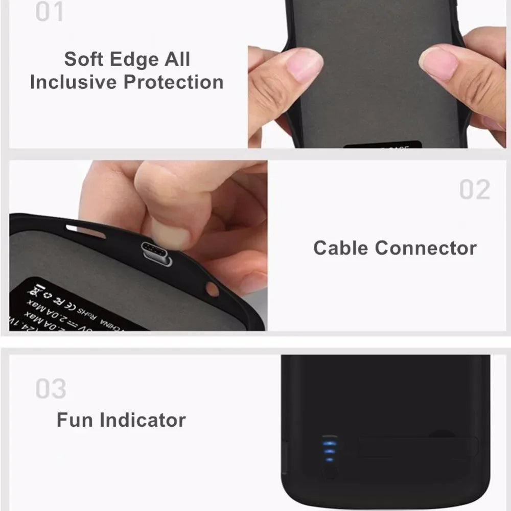 10000Mah Power Case For Huawei Mate 30 Pro 40 P30 P40 Pro for Honor 8x 8 9 10 20 Play Battery Case Battery Charger Bank
