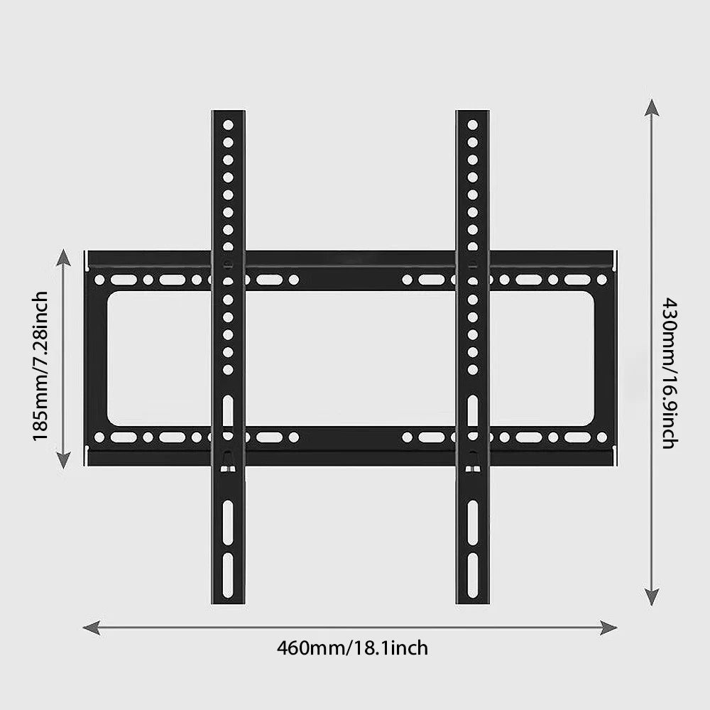 32-60 inch TV Wall Mount Bracket Universal Flat Panel TV Frame Adjustable TV Mount Monitor Holder with Level for LCD LED Monitor