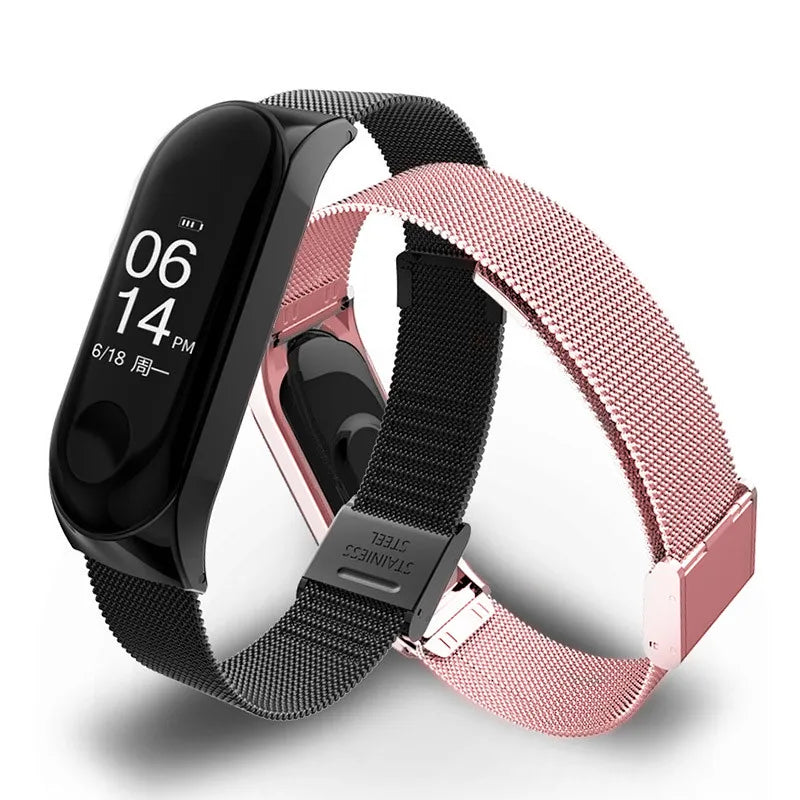 Smart Wristwatch Strap For Mi Band 3 LED Watchband For Mi Band 4 Fashion Bracelet Strap For Digital Sport Watches Accessories