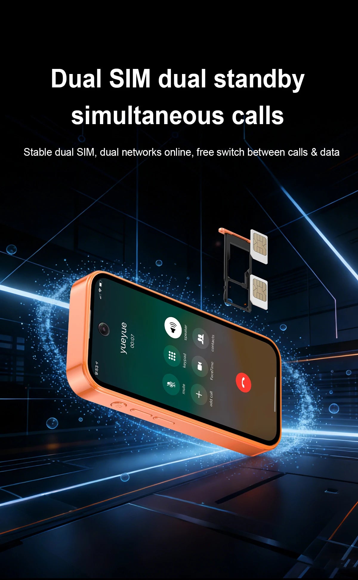 PG999 Smartwatch-Telefon Touchscreen 4G Wi-Fi GPS Dual-SIM Dual-Standby Global Connect Octa-Core Powerhouse HD-Kameras Android 12