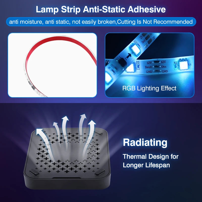 Sync Box Light Strip For 4K HDMI-Compatible 2.0 Device Sync Box Light Kit
