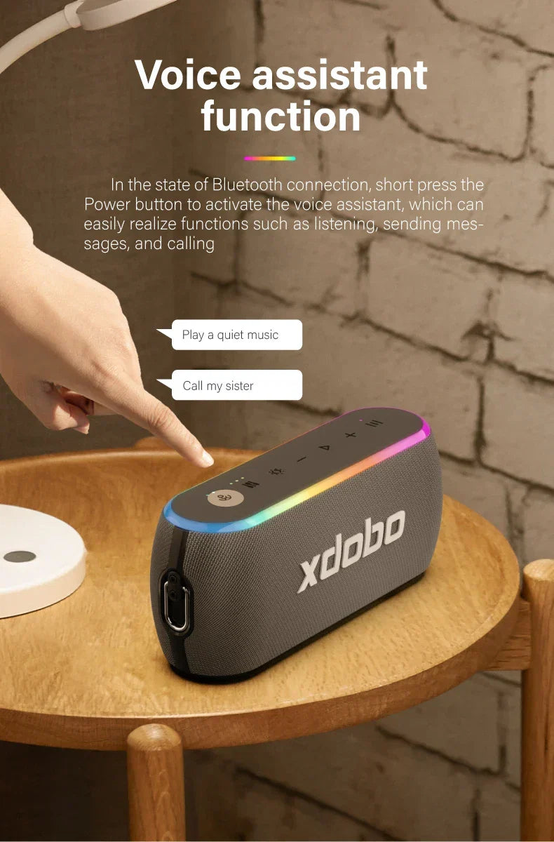 60W Bluetooth Wireless Speaker Black