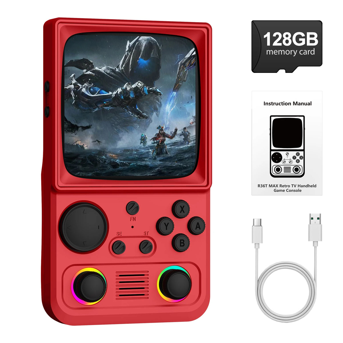 AISLPC RG40 MAX Handheld Game Console 64/128G 4.0" IPS Screen 5G Portable Pocket Game Player