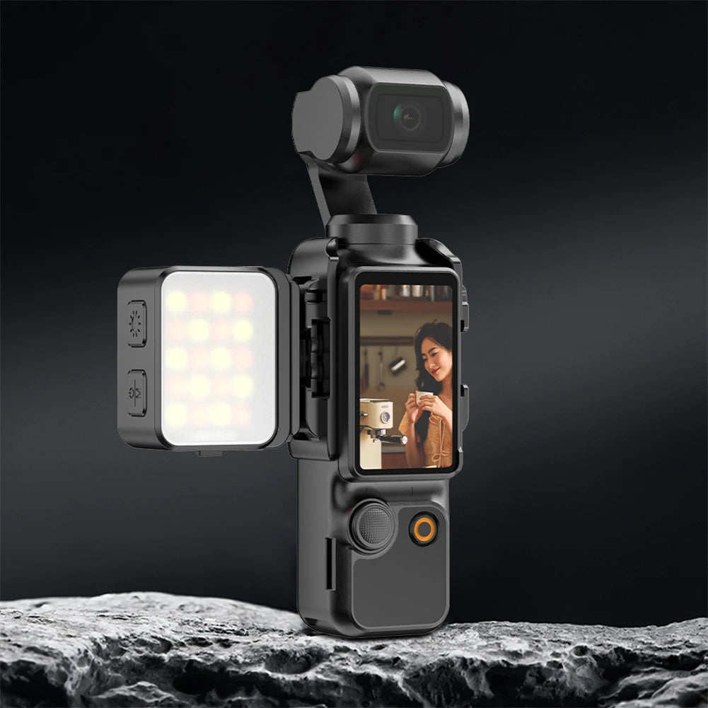 1/2 Pcs Magnetic Fill Light for DJI Osmo Pocket 3 Rechargeable LED Video Light Photography Lighting Sports Camera Accessories